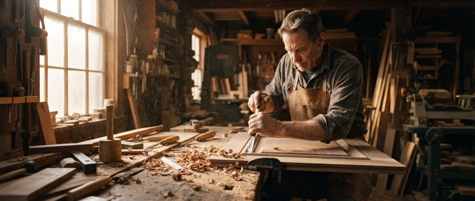 Atelier de tâmplărie — meșteșug în lemn